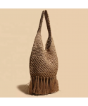 straw bag summer beach bag handbags for women bohemian style handmade tassels bag