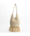 straw bag summer beach bag handbags for women bohemian style handmade tassels bag