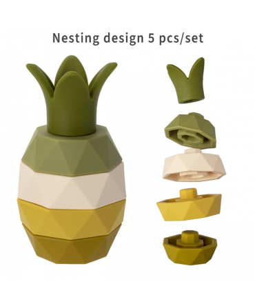 Grade Material Pineapple Fruit Bpa Free Food Silicone Baby Silicone Teethers Teething Soothing Molar Toy Grade Material Pineapple Fruit Bpa Free Food Silicone Baby Silicone Teethers Teething Soothing Molar Toy
