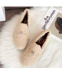 Latest Leisure Design Breathable Lamb Wool Oxford Loafers Shoes for Women