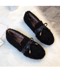 Wholesale Round Toe Flat Women Loafers Shoes with Bowknot