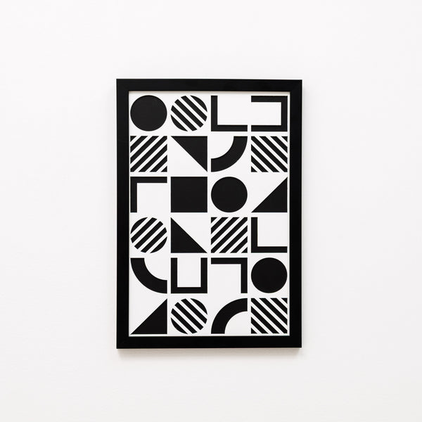 2D Framed Wall Art - Bauhaus 1