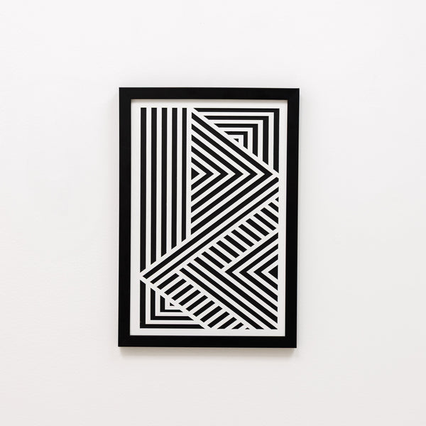 2D Framed Wall Art - Op-Art
